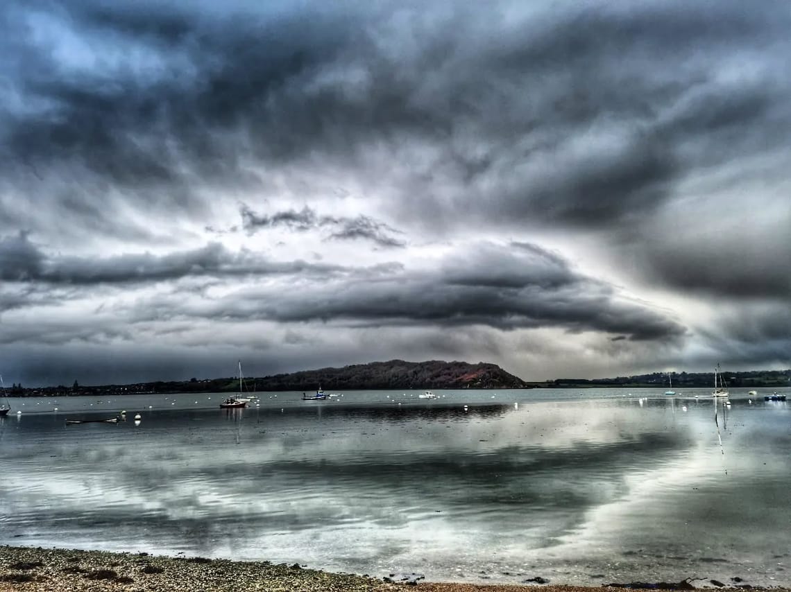 Balade matinale 👍☁️...