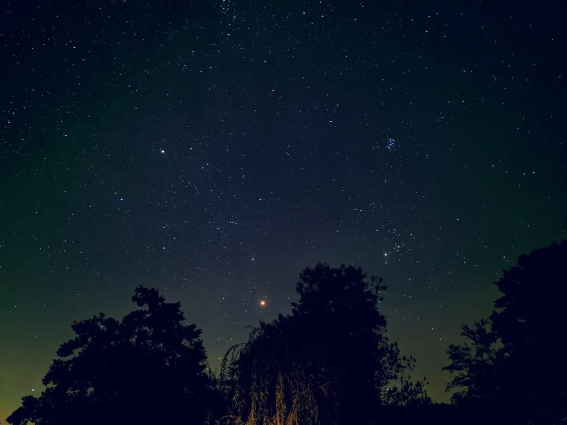 On voit Mars super bien 🔴...