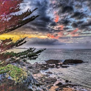 La mer, le ciel, tout se mélange ...